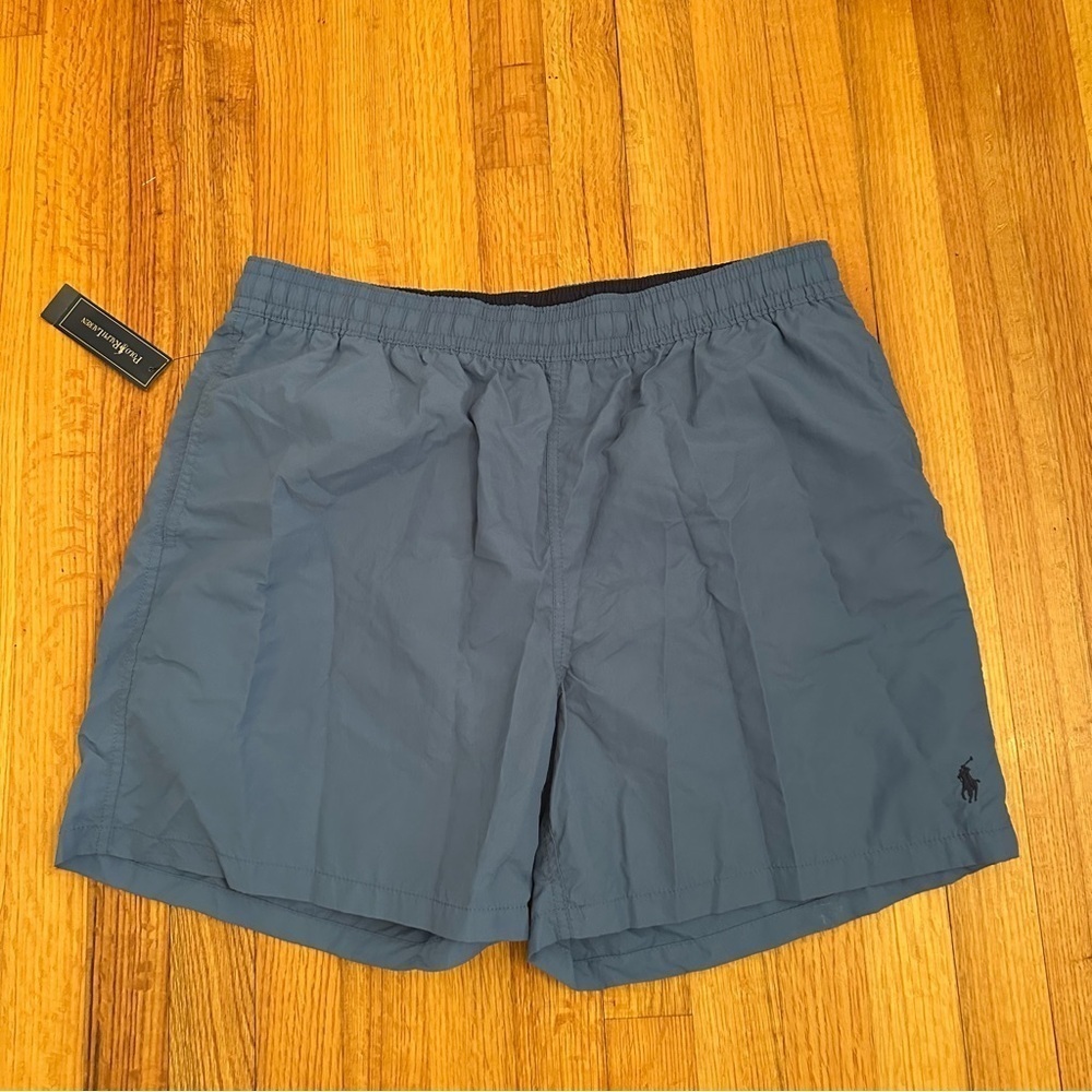 Men's POLO RALPH LAUREN Blue Swimsuit Trunks XXL 2XL NWT NEW(A1